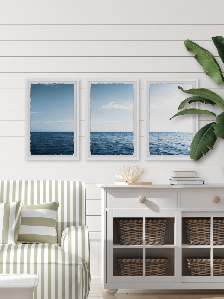 Endless as the Ocean Triptych, Set of 3, 24x36 Panels
