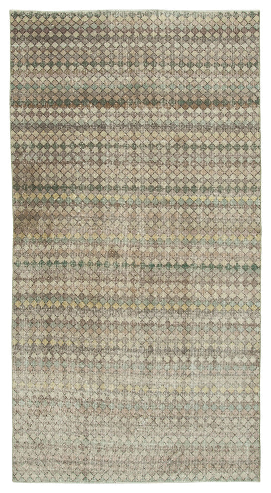Rug N Carpet - Hand-knotted Turkish 4' 8'' x 8' 10'' Vintage Area Rug