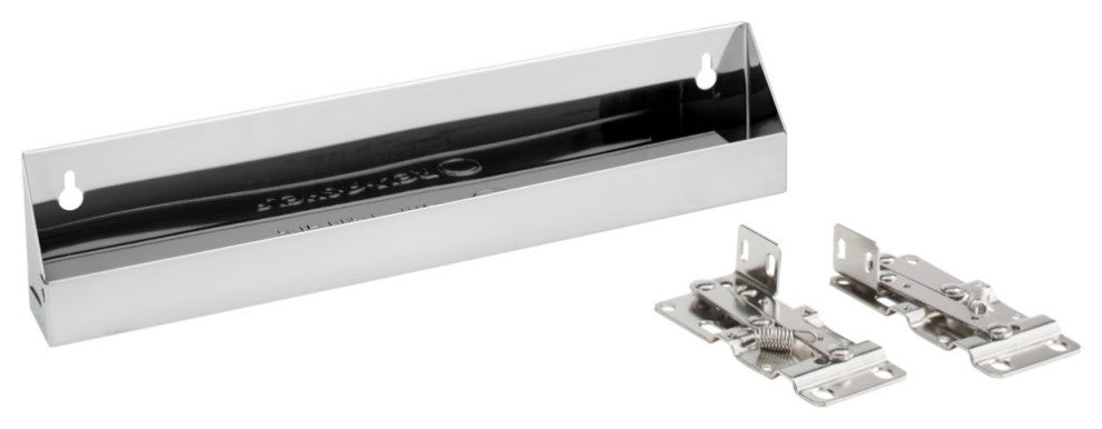 Stainless Steel Slim Tip-Out Trays for Sink Base Cabinets, 14.25"