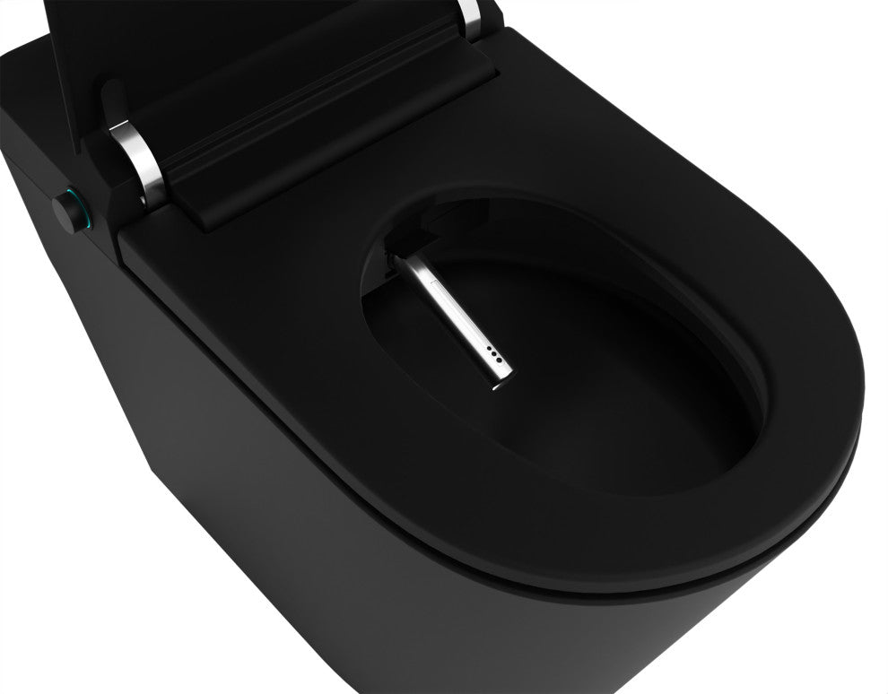 ENVO Echo Wifi Elongated Smart Toilet Bidet, Matte Black