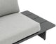 Maldives Grey Water Resistant Fabric Outdoor Patio Modular Sectional