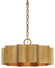 Shelby 3-Light Pendant, Gold Patina