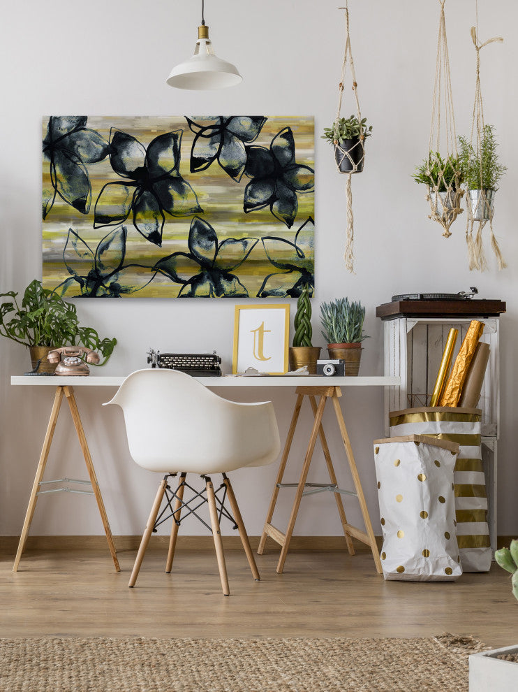 "Flowers in Bloom" Fine Art Canvas Print, 24"x16"