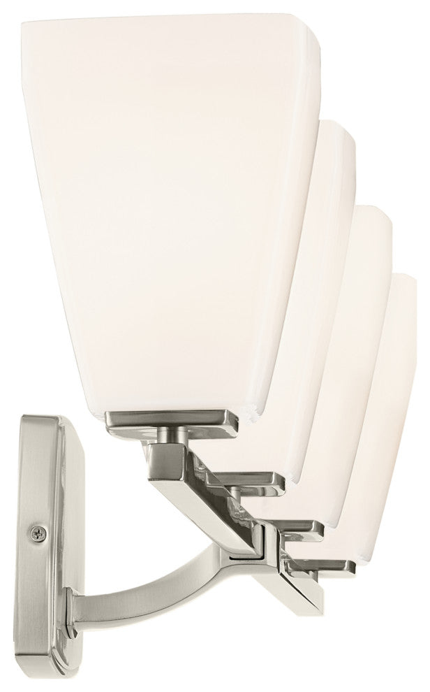 33.25" 4-Light Vanity Light With Opal Glass