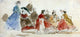Eugene-Louis Boudin Young Women in Crinolines on the Beach Gallery Wrap Canvas