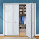 Bi-fold Closet, Door Traditional 6-Panel, White, 1"x36"x80"
