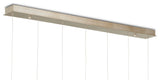 Piero Rectangular 7-Light Multi-Drop Pendant
