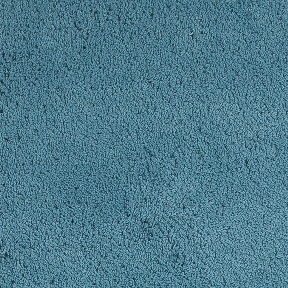 HomeRoots 10'x13' Highlighter Blue Hand Woven Indoor Shag Area Rug