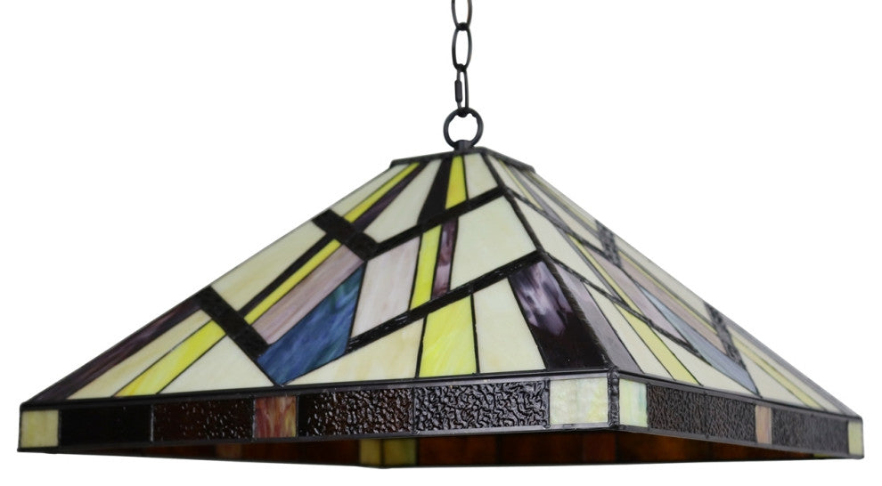 CHLOE Lighting CH3T523BM18-DP2 VINCENT Mission Blackish Bronze 2 Light Pendant