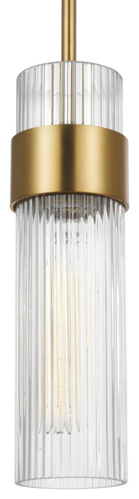 Generation Lighting, CP1161BBS, Medium Pendant, Burnished Brass