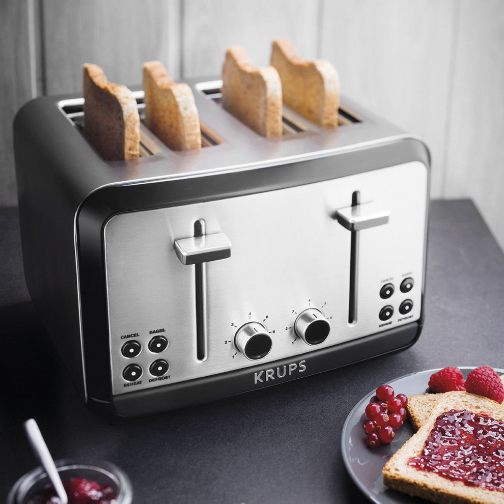 Krups Savoy Stainless Steel 4-Slice Toaster