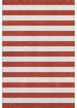 Premium Machine Washable Mayfield AMF528 Red 5' x 7'6" Rug