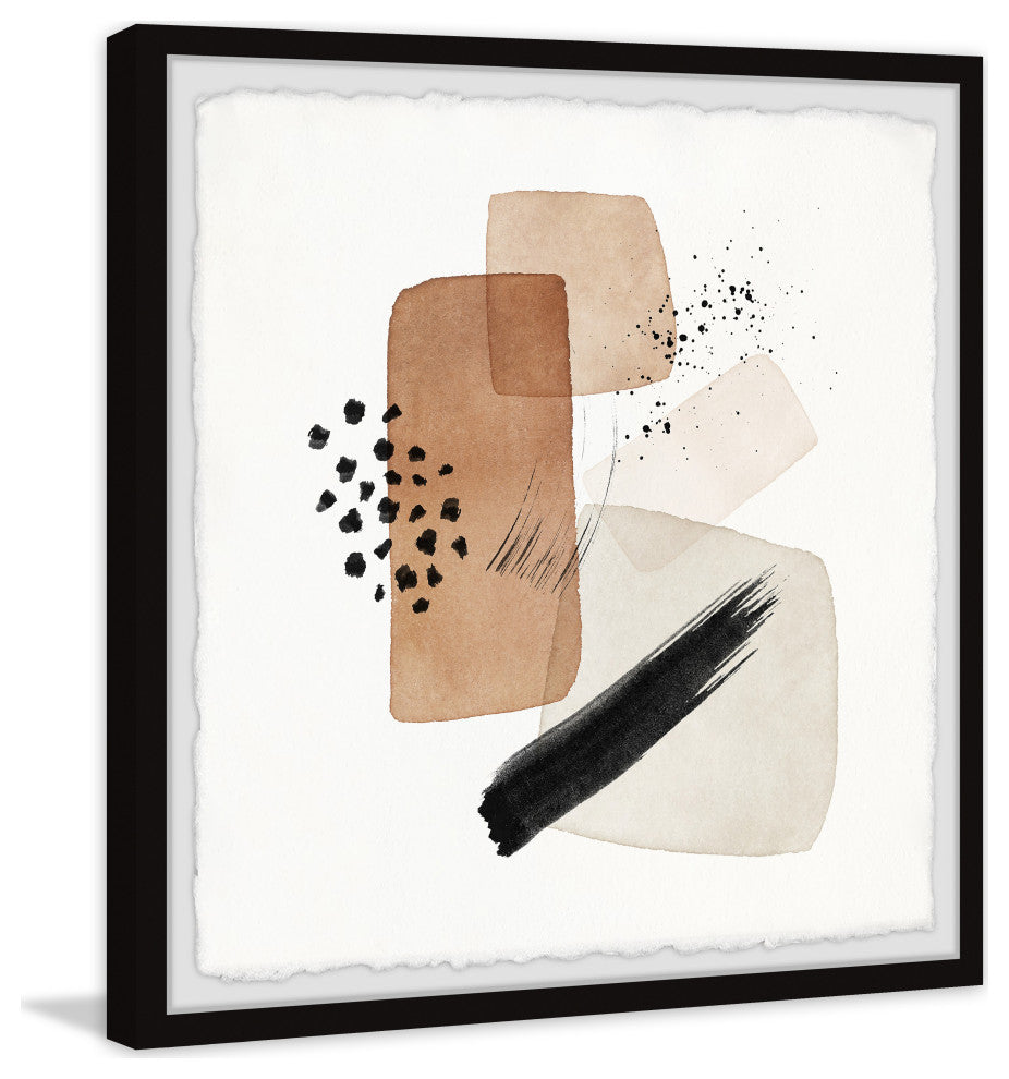 "Changing Territory" Framed Painting Print, 18x18
