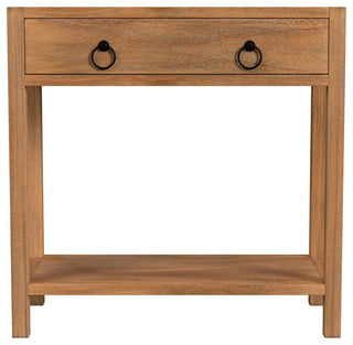 Lark 30 Wood 1-Drawer Nightstand, Light Brown