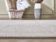 Abani Quartz QRZ160A Beige Grey Swirl Solid Area Rug
