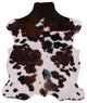 7' 2" X 6' 0" Organic Natural Hair-On Cowhide Area Rug C1488
