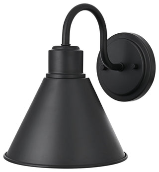 Home Living 8" Outdoor Wall Sconce, Black