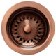 3 1/2" Basket strainer, Antique Copper