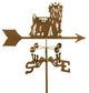 Yorkie Weathervane With Roof Mount