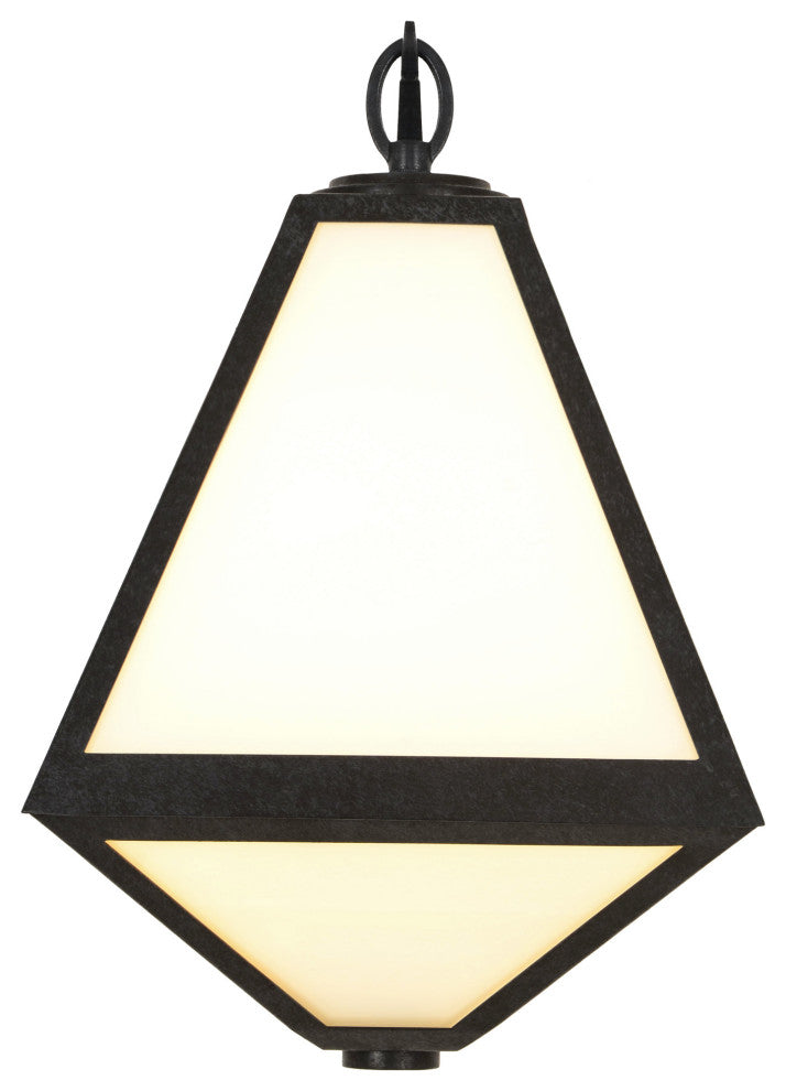 Crystorama Lighting Group GLA-9722-OP Glacier 2 Light 17" Tall - Black Charcoal