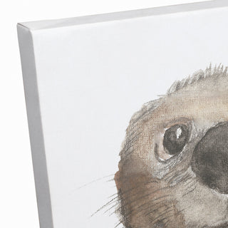 Otter With Heart 11x14 Canvas Wall Art