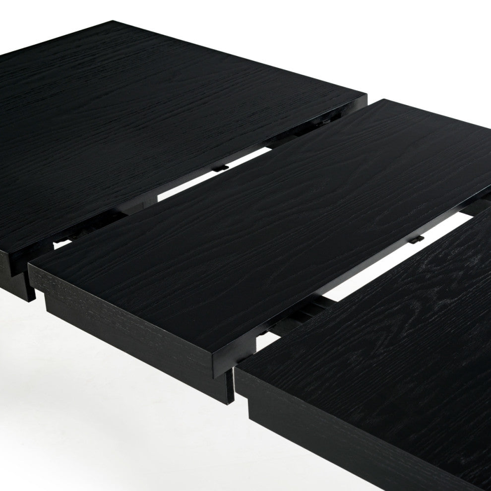 Safavieh Couture Desmond Extendable Dining Table, Black