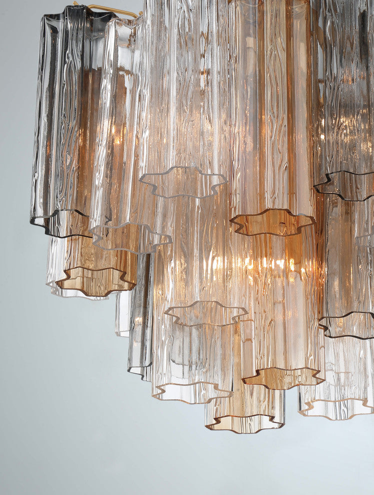CRYSTORAMA Addis 4 Light Aged Brass Ceiling Mount