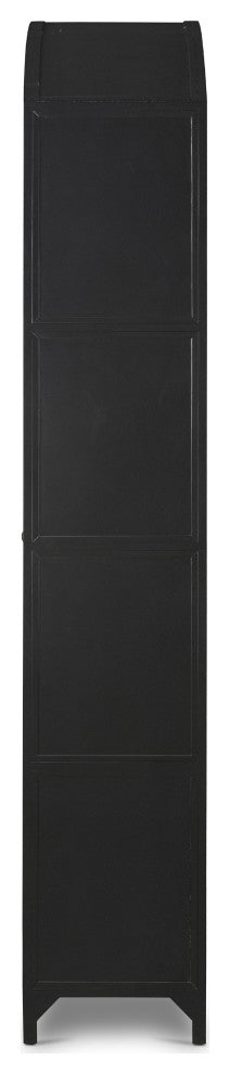 Belmont Wide Metal Cabinet-Black
