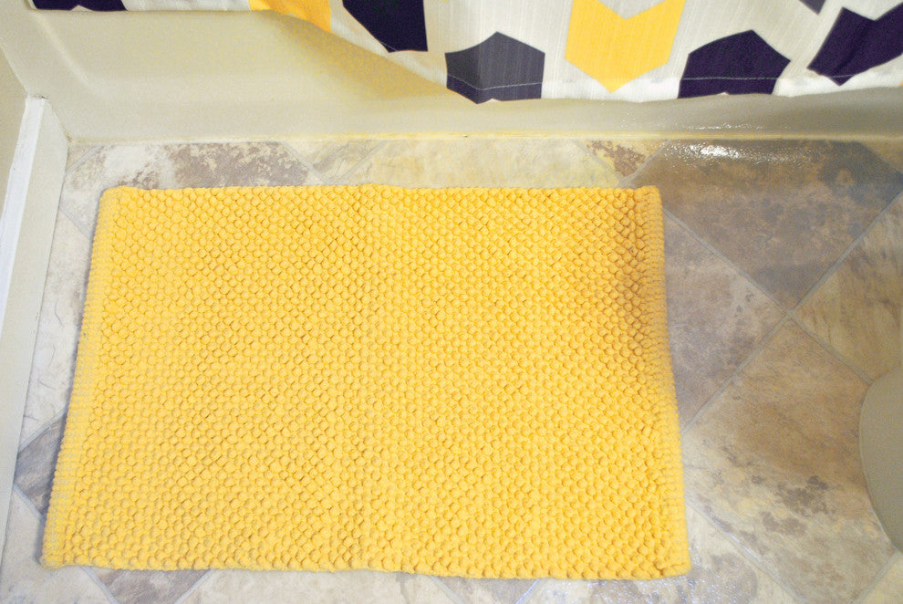 DII Yellow Popcorn Rug