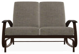 Belle Isle Cushion Deep Seating 2-Seat Glider, Cast/Kona