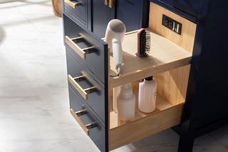 Valentino Single Vanity, Blue, 54"