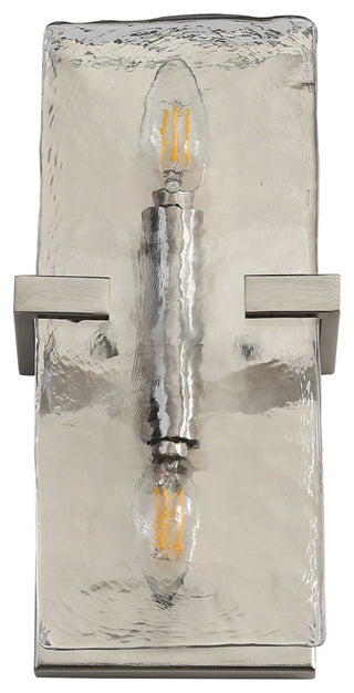Golden Lighting 3164-WSC HWG Aenon 2 Light 13" Tall Wall Sconce - Pewter