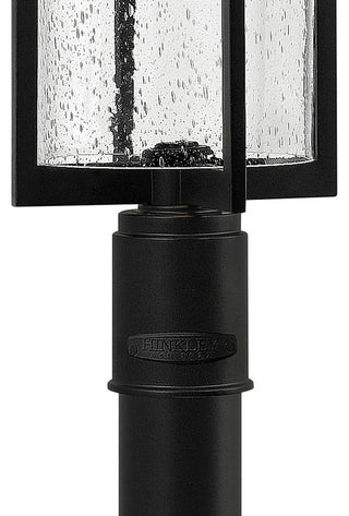 Hinkley Lighting 1321 Shelter 120v 1 Light 27.75" Tall Post Light - Black