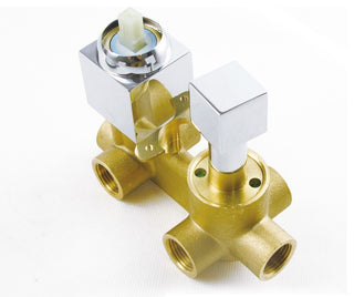 Fiumicino Rainfall Chrome Wall Mounted Shower Set