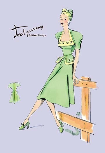 Pastel Summertime Fashion - Gallery Wrapped Canvas Art 12" x 18"