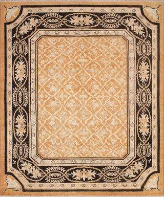 Peshawar Golnar Rust/Black Rug, 8'2x9'9