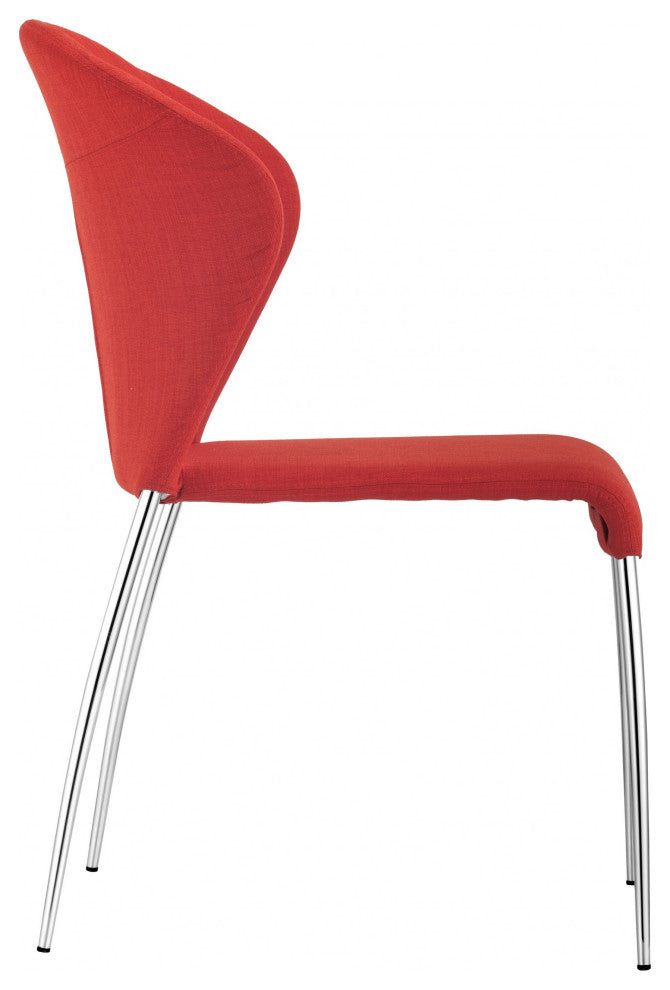 Oulu Dining Chair, Set of 4 Tangerine