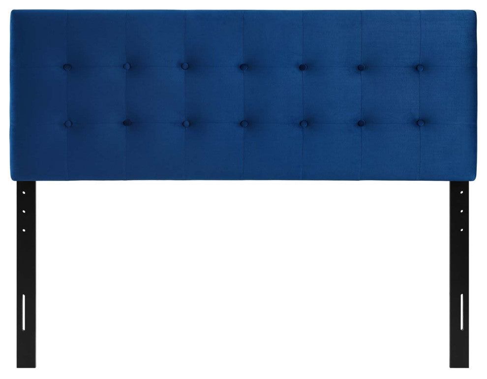 Emily Full Biscuit Tufted Performance Velvet Headboard