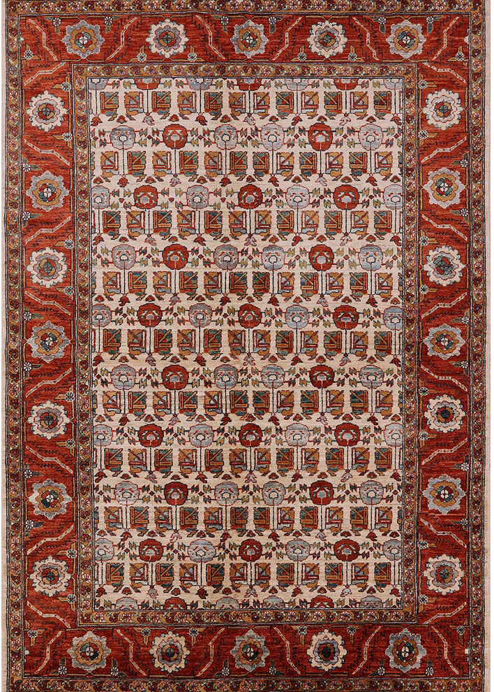 Ahgly Company Indoor Rectangle Mid-Century Modern Area Rugs, 8' x 10'