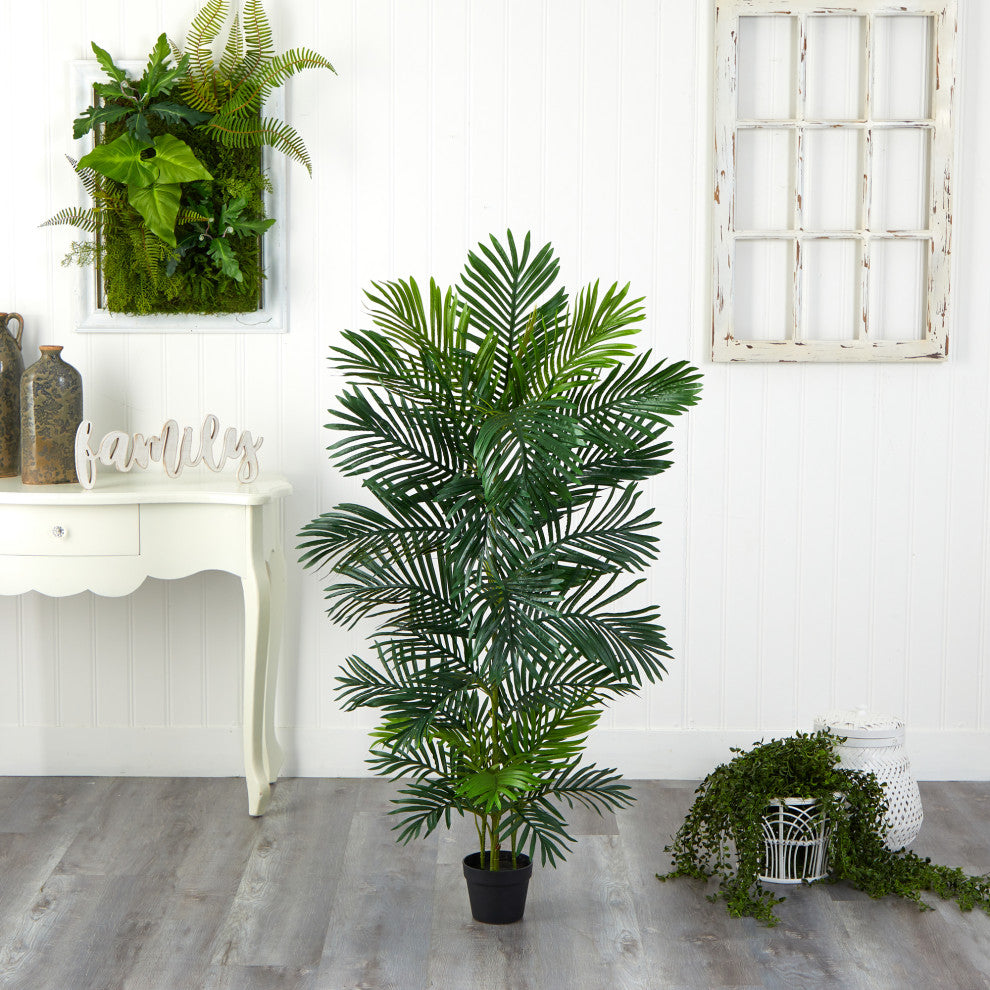 5' Areca Artificial Palm Tree UV Resistant, Indoor/Outdoor