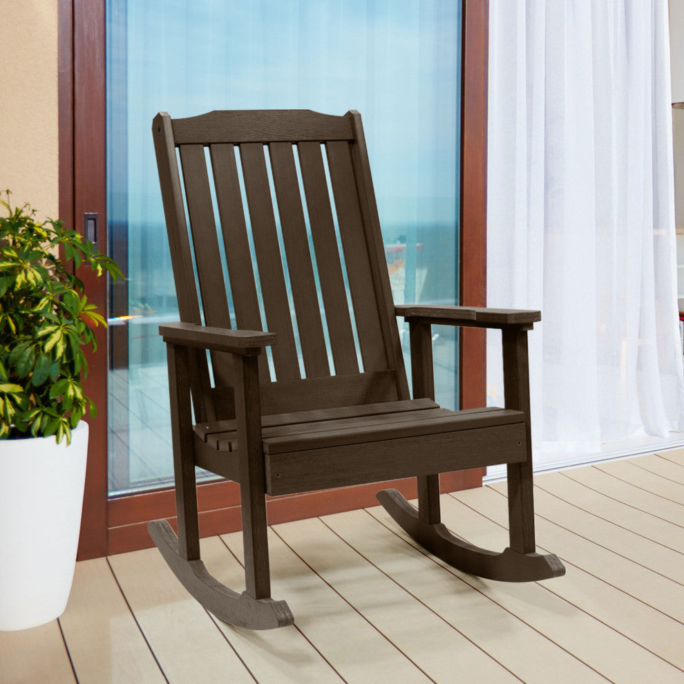 Linden Rocking Chair, Brown
