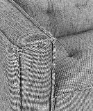 Kosas Home Element Two-Piece Gray Sectional Sofa