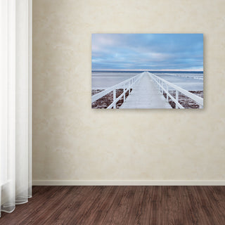 Jacek Oleksinski 'The Bridge' Canvas Art, 19x12