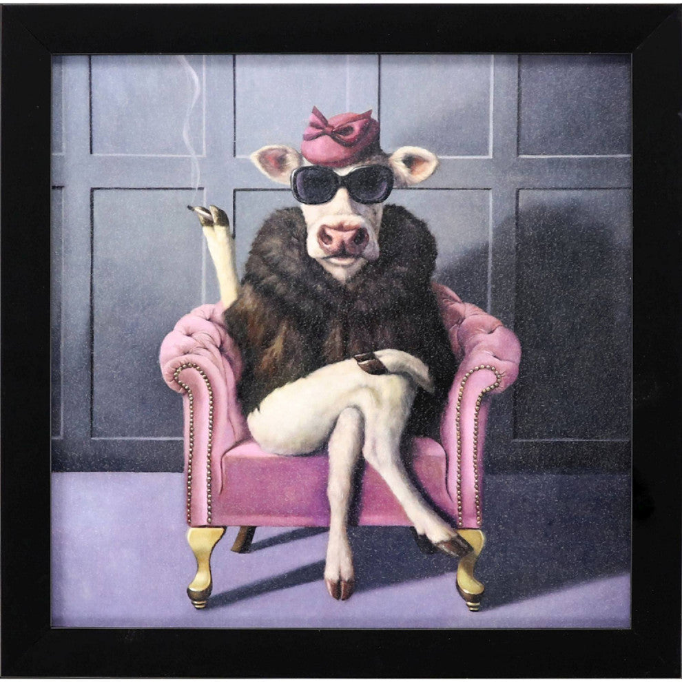 Udder In Law Non-Glass Framed Art