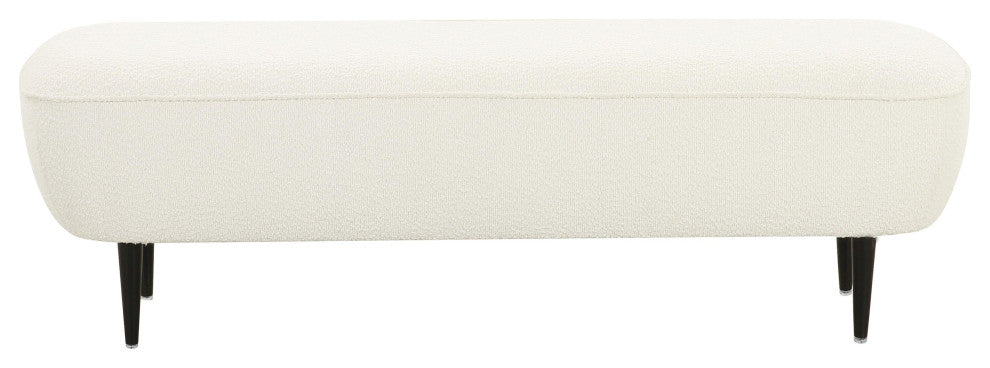 Denise Cream Boucle Bench