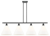 Innovations 516-4I-BK-GBC-121-LED 4 Light Island Light, Matte Black