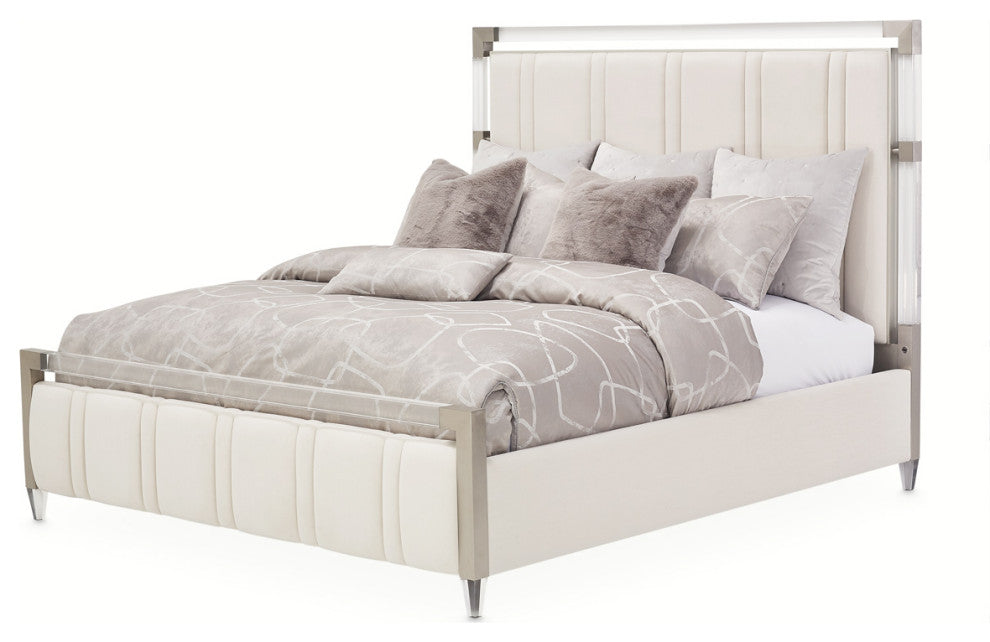 AICO Furniture Penthouse 7 Piece King Bedroom Set