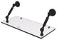 Waverly Place 18" Floating Glass Shelf, Oil Rubbed Bronze