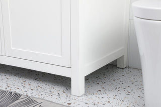 54" Double Bathroom Vanity, White