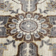 Jordan Eva Runner, Ivory, 2'7" x 10", Medallion